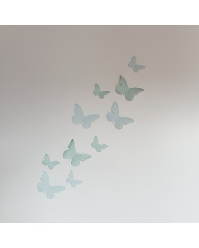 Behang (muur)sticker (3d) Vlinder klein