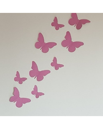 Behang (muur)sticker (3d) Vlinder klein
