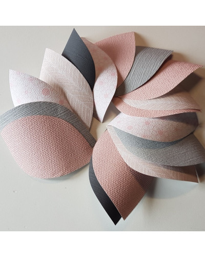 Bladermix oud roze.