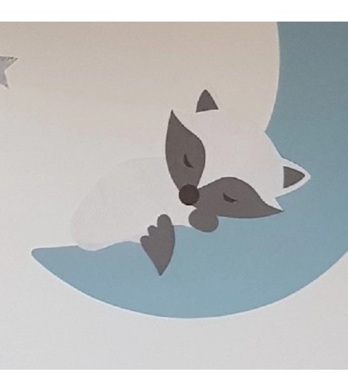 Behangsticker vosje oranje
