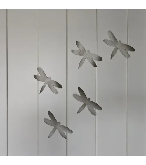 3d libellen goud