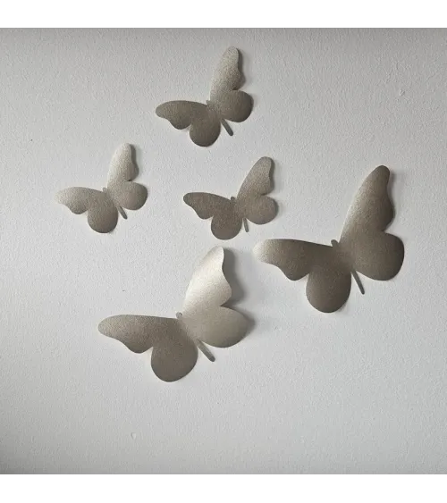 Behang (muur)sticker (3d) Vlinder groot