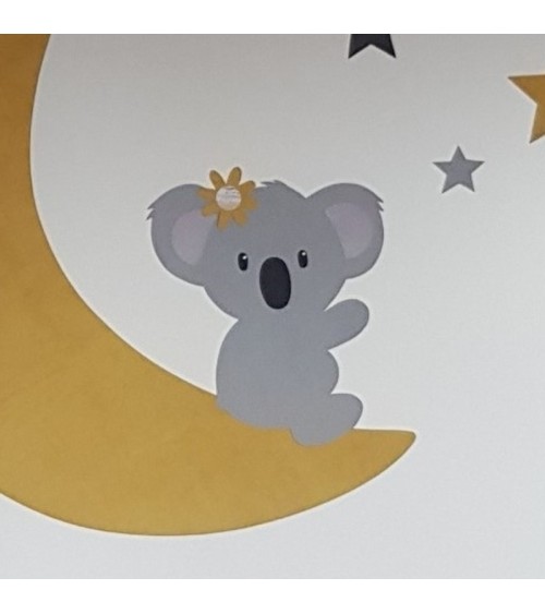 Behangsticker zittend koalabeertje.