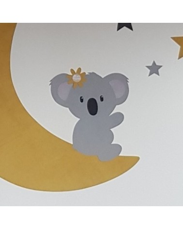 Behangsticker zittend koalabeertje.