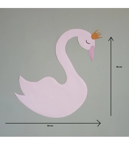 Behangsticker zwanen kinderkamer