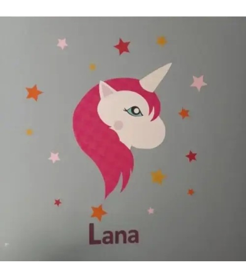 Behangsticker unicorn meisjeskamer.