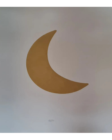 Behangsticker kinderkamer gouden maan.