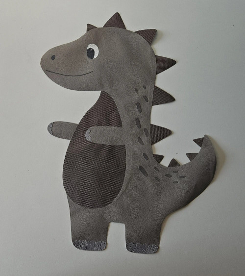 Stoere schattige dino behangsticker babykamer.
