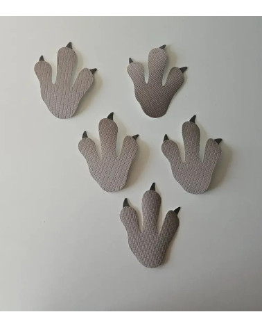 Set behangstickers dino pootafdrukken.