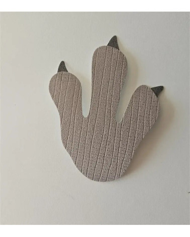 Behangsticker dino pootafdruk.