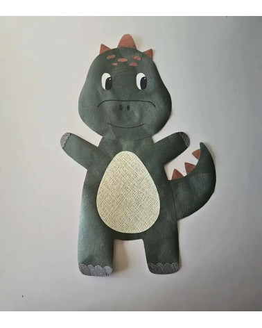 Schattige dino behangsticker voor de babykamer.