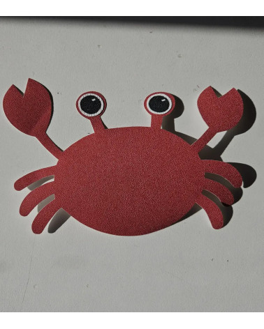 Behangsticker krab muurdecoratie babykamer oceaan thema.