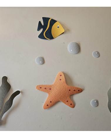 Behangstickers en  muurdecoraties babykamer oceaan thema.