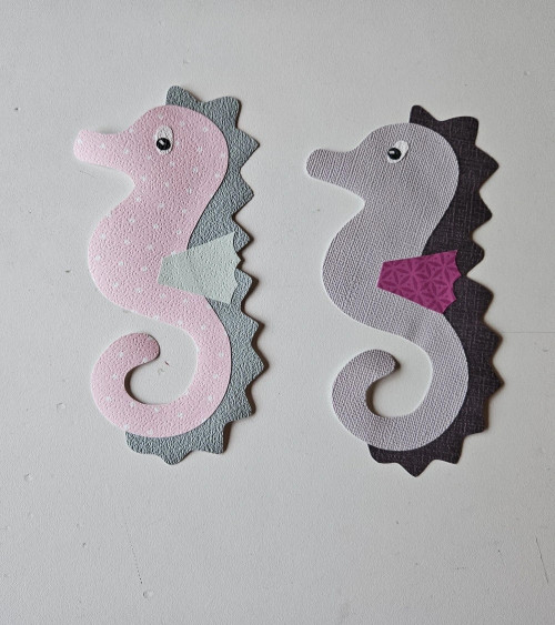 Behang muursticker zeepaardje - Muurdecoratie baby- en kinderkamer