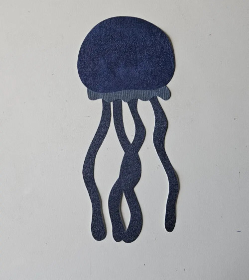 Behangsticker jellyfish.