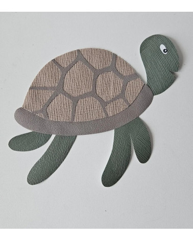 Behangsticker schildpad babykamer.