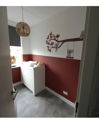Behangsticker babykamer tak met koalabeertjes roest