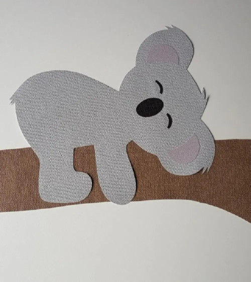 Behangsticker slapend koala beertje .