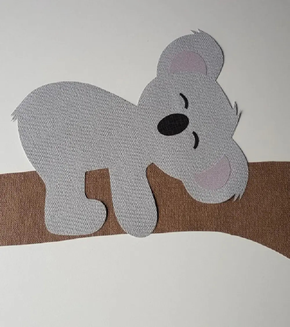 Behangsticker slapend koala beertje .