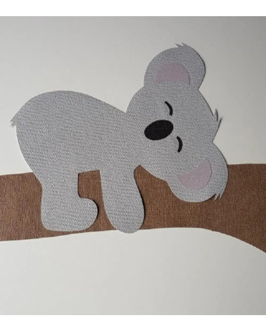 Behangsticker slapend koala beertje .