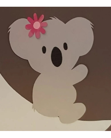 Behangsticker zittend koalabeertje.