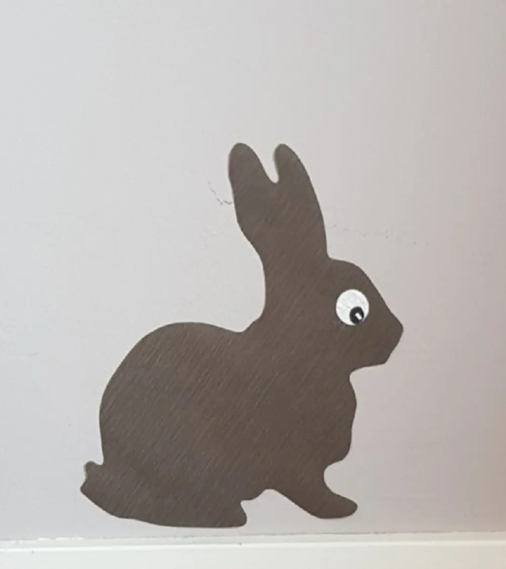 Behangsticker konijn haasje