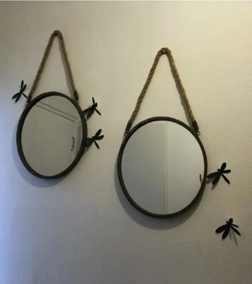 Gouden libellen behang muurstickers