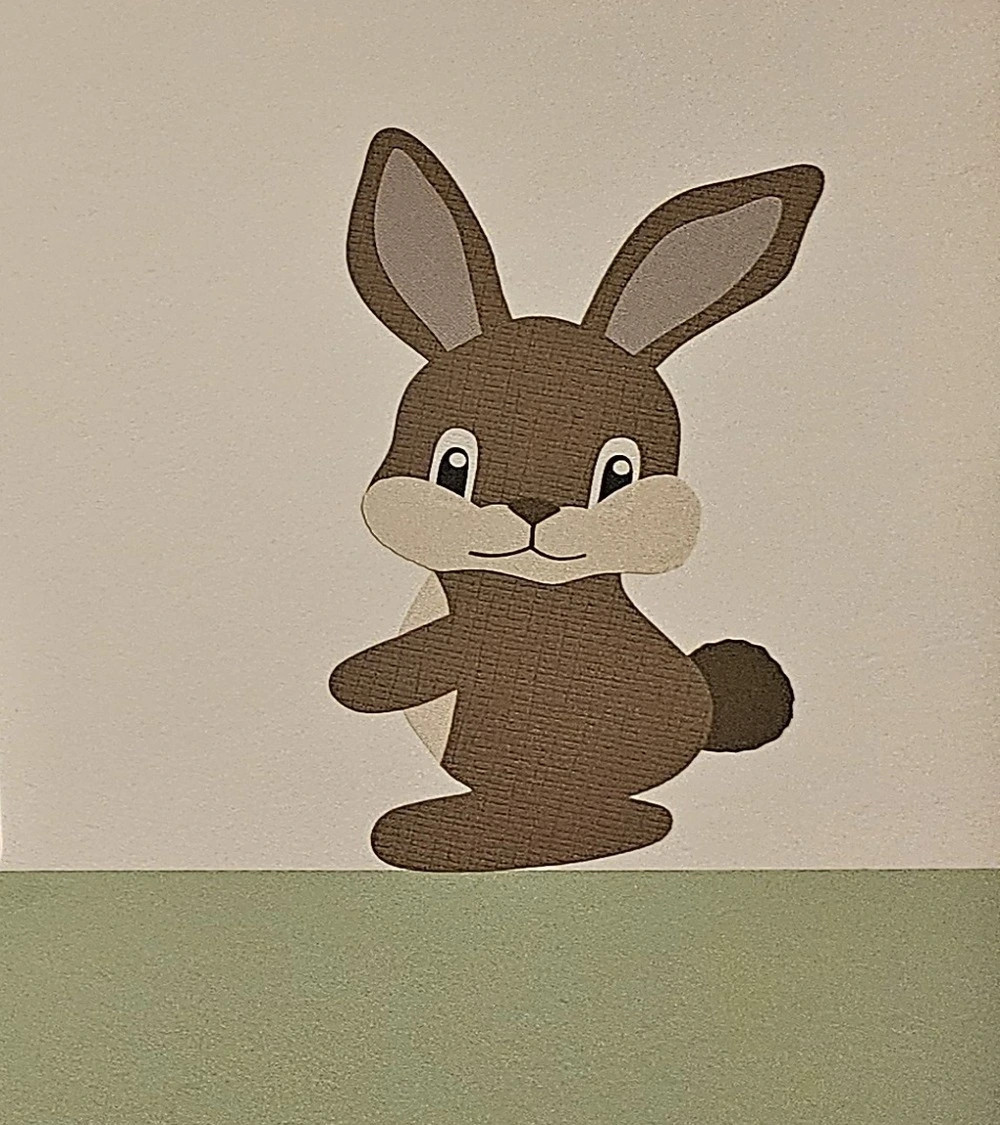 Behangsticker konijntje