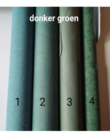 Donkergroene behang kleuren