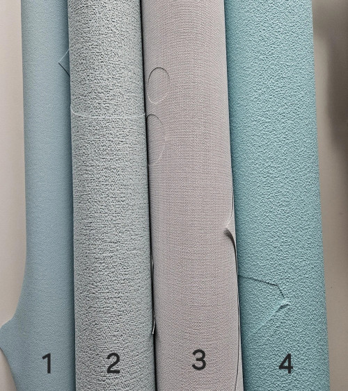 Lichtblauwe behang kleuren