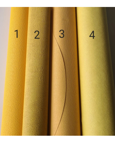 Okergele behang kleuren