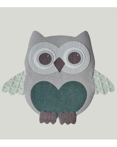 Behangsticker babykamer uil groot groen.