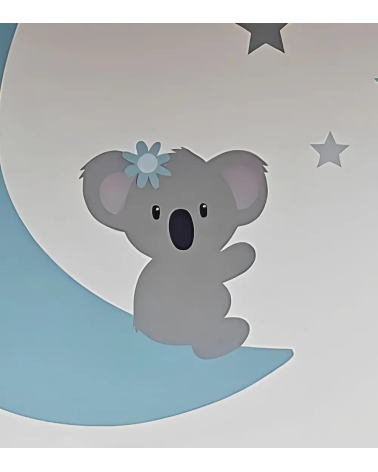 Behangsticker zittende koalabeer.