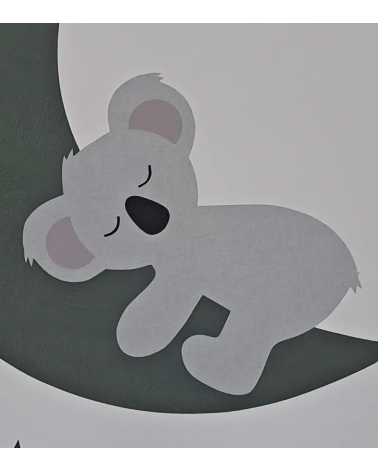 Behangsticker slapende koalabeer.