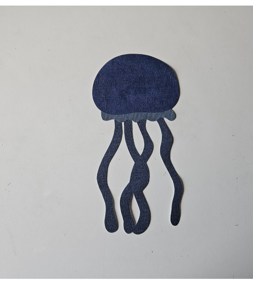 Luxe behang muursticker jellyfish - oceaan thema kinderkamer