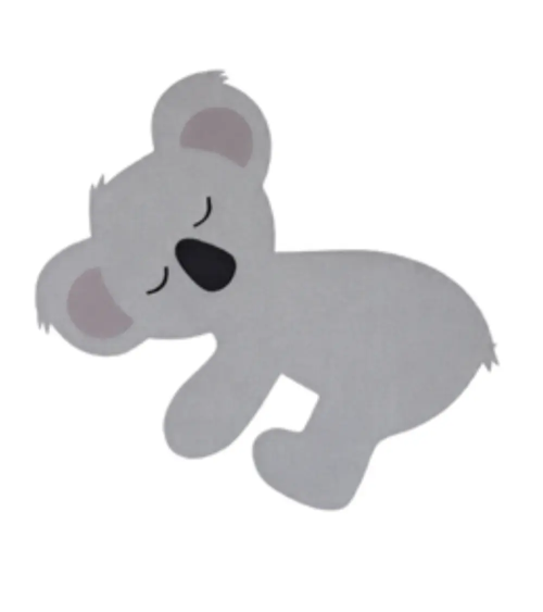 Behangsticker slapend koala beertje links kijkend.