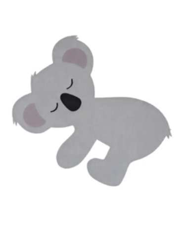 Behangsticker slapend koala beertje links kijkend.