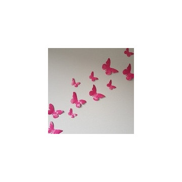(3d) behang vlinders