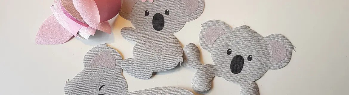 Lieve handgemaakte koala muurdecoraties babykamer | Kidzbrand
