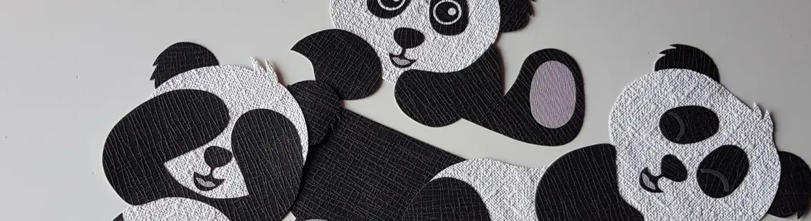 Panda behangstickers – schattige muurdecoratie babykamer | Kidzbrand