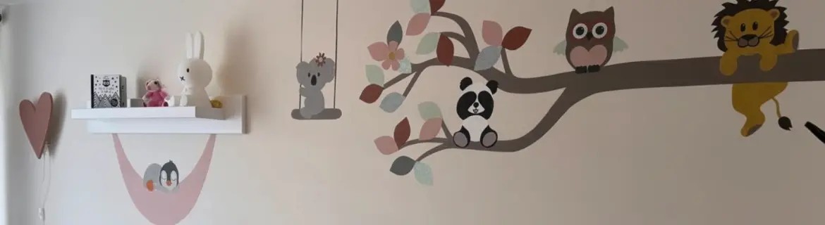Muurdecoraties meisjeskamer | Kidzbrand Kinderkamer Decoraties