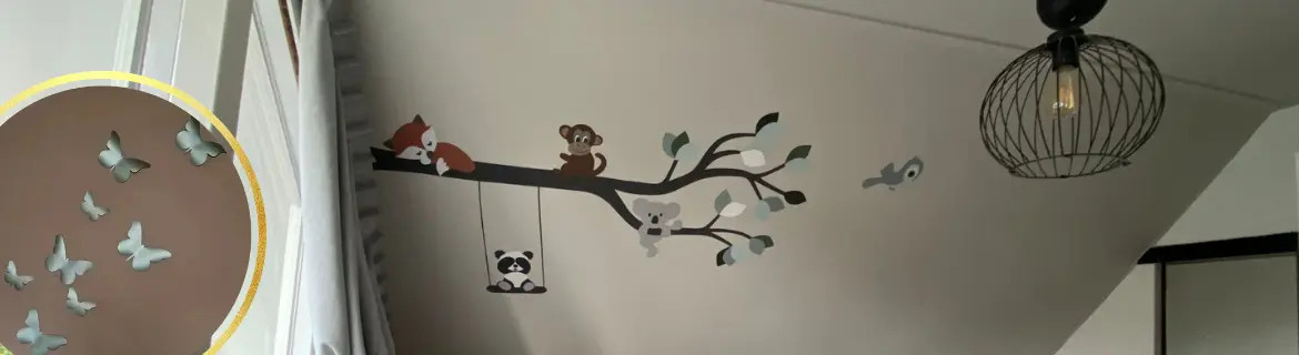 Muurdecoraties Luxe babykamer & Gouden accenten |Kidzbrand Kinderkamer