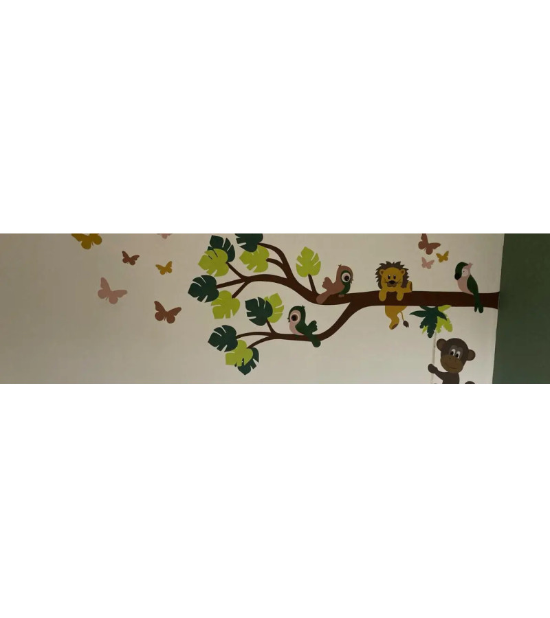 Jungle babykamer